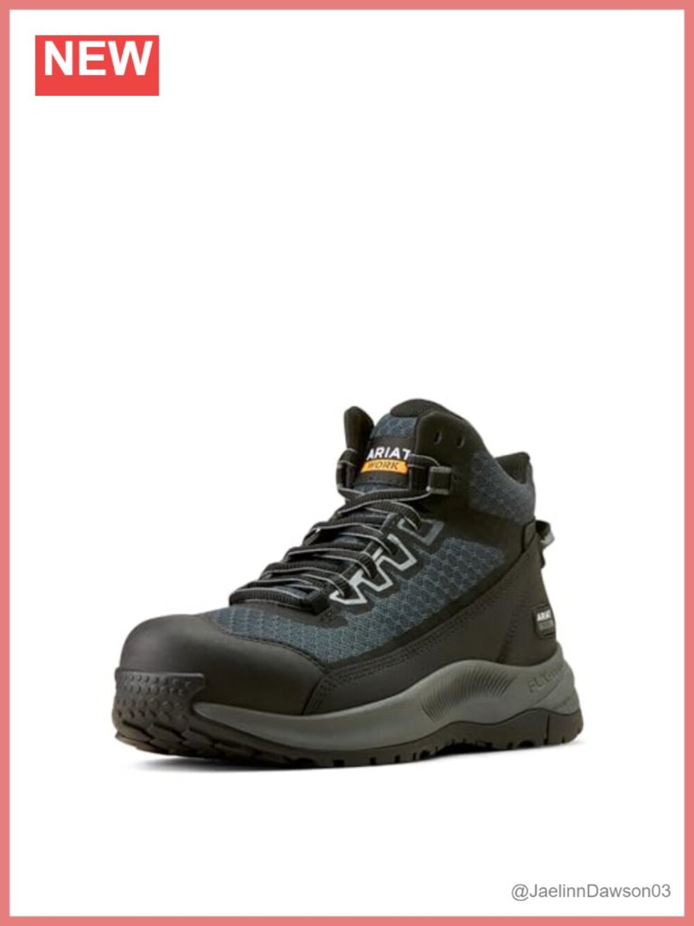 Composite Toe Work & Utility Shoes Slip Resistant Safety Boots Leather